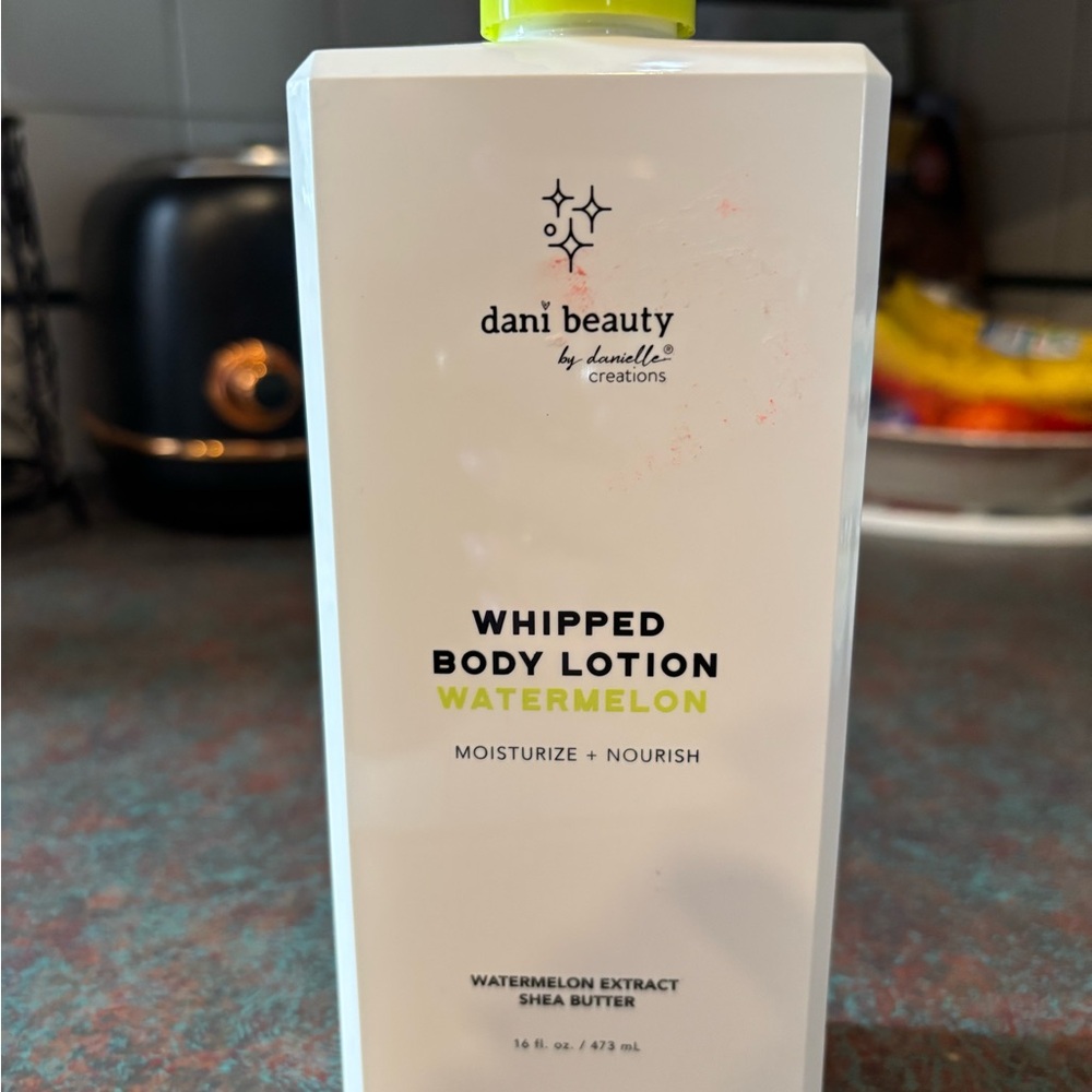Dani Beauty Whipped Body Lotion — Watermelon (White & Lime)